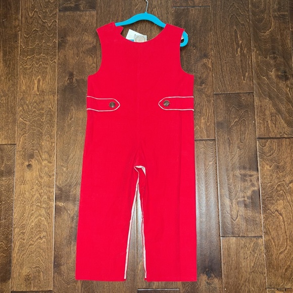 NWT TBBC Lawson Longall (Corduroy) Richmond Red - Reverseable - 4T - price firm - Picture 6 of 7